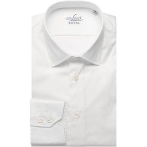 van Laack Royal Slim Fit Overhemd wit, Effen