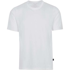 TRIGEMA Comfort Fit T-Shirt ronde hals wit, Effen