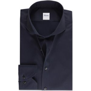 Stenströms Overhemd donkerblauw, Effen