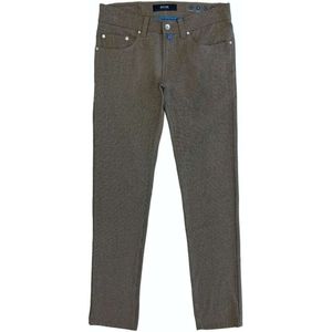 Pierre Cardin Lyon Futureflex Tapered Fit Broek grijs, Stippen