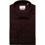 ETERNA - Overhemd - Chianti - Gestructureerd - Lange Mouw - 100% Katoen - Kent Kraag