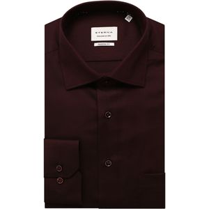 ETERNA - Overhemd - Chianti - Gestructureerd - Lange Mouw - 100% Katoen - Kent Kraag