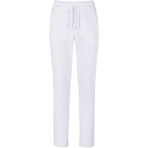 HAKRO Regular Fit Casual Broek wit, Effen