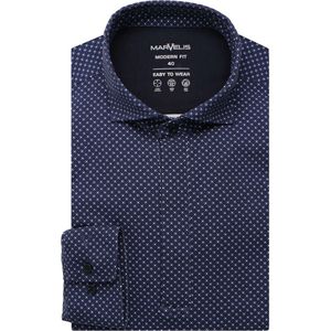 Marvelis Performance Jersey shirt marine, Bedrukt