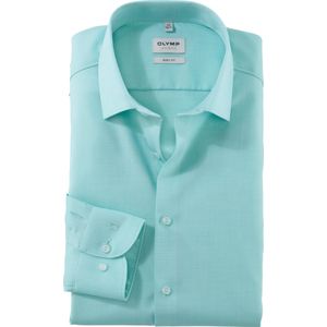 OLYMP Level Five Overhemd munt, Faux-uni