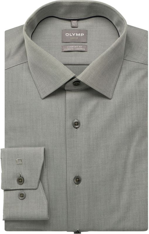 OLYMP - Luxor 24/Seven - Overhemd - Lindegroen - Comfort Fit - New Kent