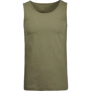 RAGMAN - Muscle-shirt - Olijf - Mouwloos - Regular Fit - Katoen