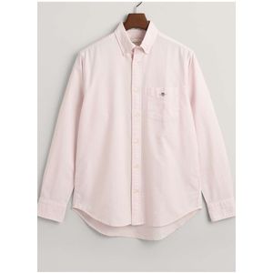 GANT Regular Fit Overhemd roze, Effen