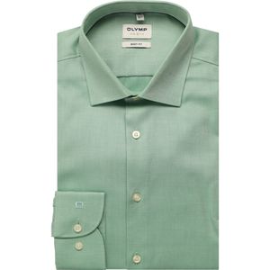 OLYMP Level Five Overhemd groen, Faux-uni