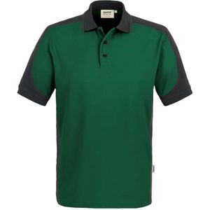 HAKRO 839 Polo shirt Korte mouw groen/antraciet