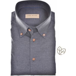 John Miller - Overhemd - Donkerblauw - 100% Katoen