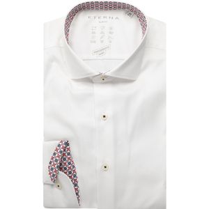 ETERNA Performance Overhemd wit, Gestructureerd