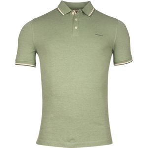 Baileys Poloshirt lange mouw groen, Effen