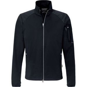 HAKRO 856 Regular Fit Softshell jas zwart, Effen