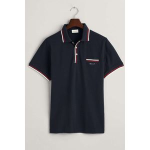 GANT Regular Fit Polo shirt Korte mouw Marine