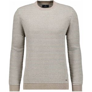 RAGMAN Gebreide trui ronde halsgrijs, Gestreept