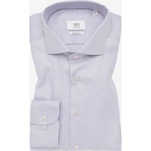 ETERNA 1863 Overhemd lichtgrijs, Gestructureerd