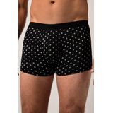 JP1880 Boxershorts zwart, Bedrukt