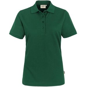 HAKRO 216 Dames Poloshirt donkergroen, Effen