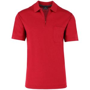 RAGMAN Softknit Polo shirt Korte mouw aardbei