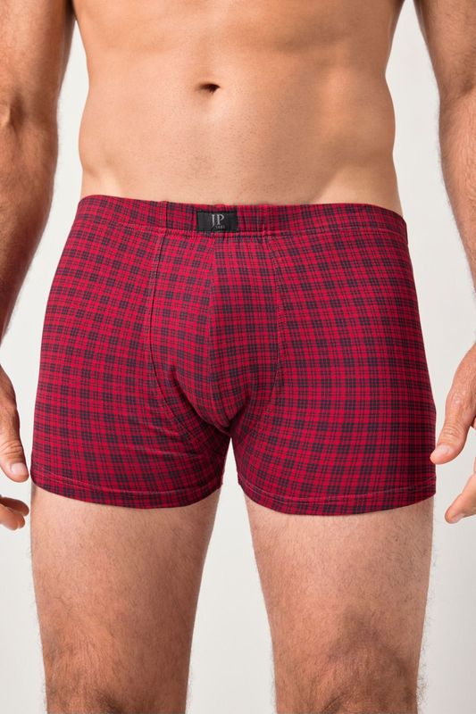 JP1880 Boxershorts  robijnrood / zwart