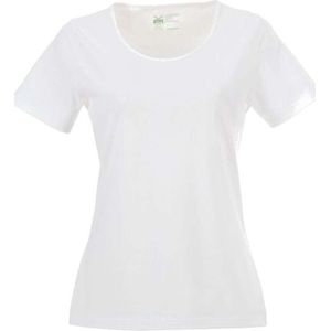 TRIGEMA Comfort Fit Dames T-shirt wit, Effen