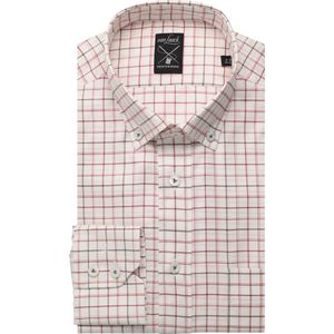 van Laack Meisterwerk Overhemd rood, Ruit