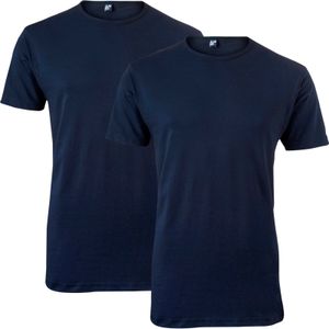 Alan Red Derby Extra Lang T-Shirt Navy (2-Pack) - Heren - Basic T-shirts