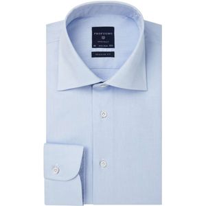 Profuomo Originale Regular Fit Overhemd lichtblauw, Effen