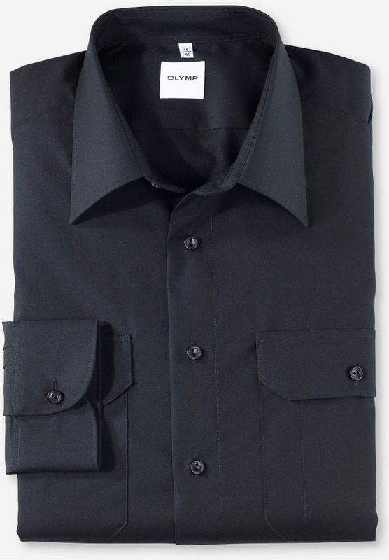 OLYMP - Brandweer Overhemd - Marineblauw - Modern Fit
