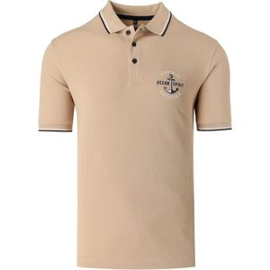 Marvelis Casual Polo shirt Korte mouw lichtbeige