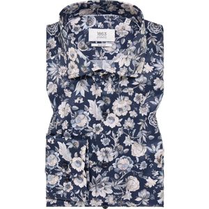 Overhemden - Donkerblauw - NON IRON - Lange Mouwen - Cut-awaykraag