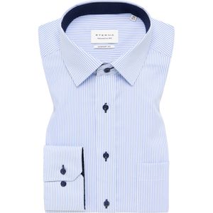 ETERNA - Comfort Fit - Zakelijk Overhemd - Streepmotief - Puur Katoen