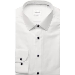 Overhemd - Wit - Katoen - Strijkvrij - Lange Mouwen