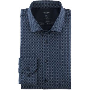 OLYMP No. Six 24/Seven Overhemd marine, Motief