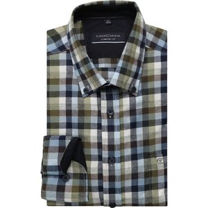 Casa Moda Overhemd groen, Ruit