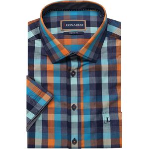 Leonardo by Jupiter Casual Overhemd Korte mouw oranje