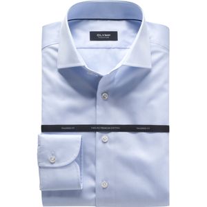 OLYMP - SIGNATURE - Overhemd - Lichtblauw - Tailored Fit - Kent-kraag