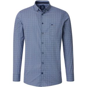 Redmond Casual Overhemd blauw, Bedrukt