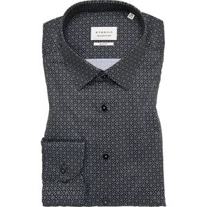 ETERNA Overhemd antraciet, Bedrukt