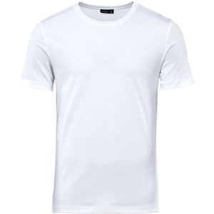 van Laack Meisterwerk T-Shirt ronde hals wit, Effen