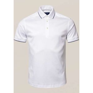 ETON Slim Fit Polo shirt Korte mouw wit