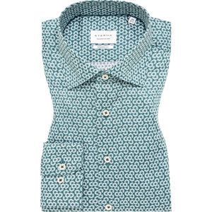 ETERNA Overhemd groen, Bedrukt