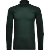 RAGMAN - Colshirt - Donkergroen - Lange Mouwen - Regular Fit - Katoen