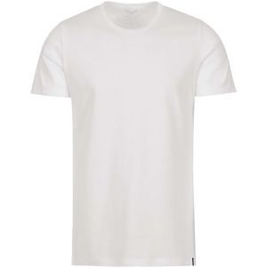 TRIGEMA Slim Fit T-Shirt ronde hals wit, Effen