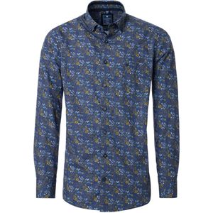 Redmond Overhemd blauw, Bedrukt