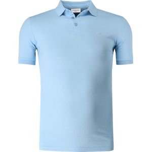 Lindbergh Polo shirt Korte mouw lichtblauw