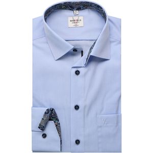 Marvelis Overhemd blauw, Effen