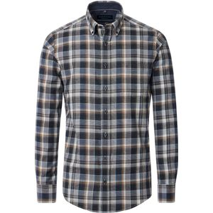 Casa Moda Casual Overhemd antraciet, Ruit