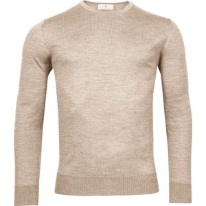 Thomas Maine Trui ronde halsbeige, Effen